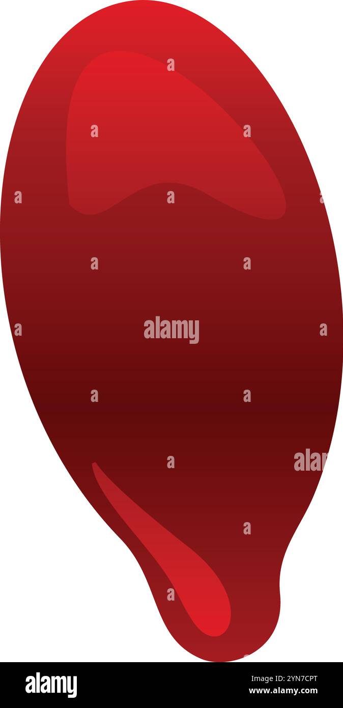 I globuli rossi vibranti fluiscono attraverso il sistema circolatorio, simboleggiando la salute e la biologia Illustrazione Vettoriale