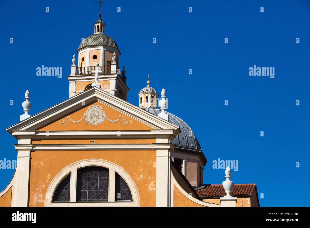 FRANCIA. CORSE DU SUD (2A) AJACCIO. CATTEDRALE DI NOTRE-DAME DE L'ASSOMPTION O SANTA MARIA ASSUNTA DI D'AJACCIO, SITUATA NELLA CITTÀ DI GENOVA, ERA INAUGOR Foto Stock