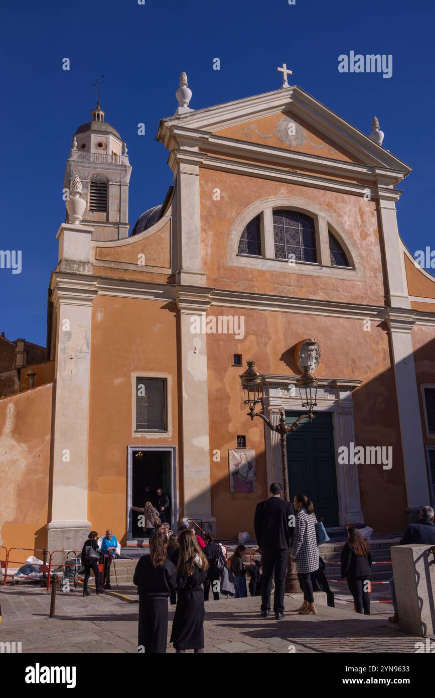 CORSE-DU-SUD (2A) AJACCIO, LA CATTEDRALE NOTRE-DAME DE L'ASSOMPTION (SANTA MARIA ASSUNTA) Foto Stock