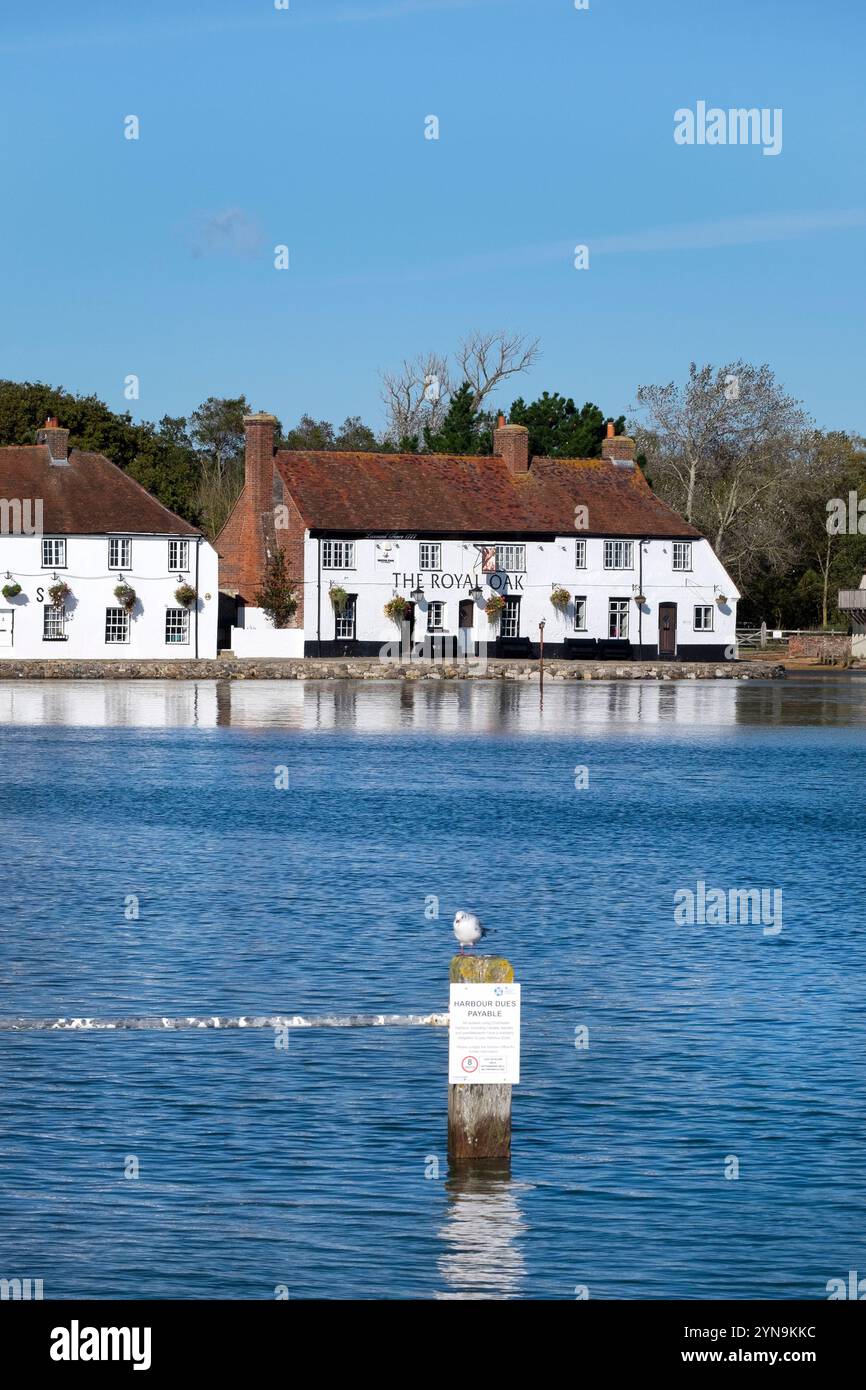 Royal Oak Public House, Langstone, Hampshire, Regno Unito Foto Stock