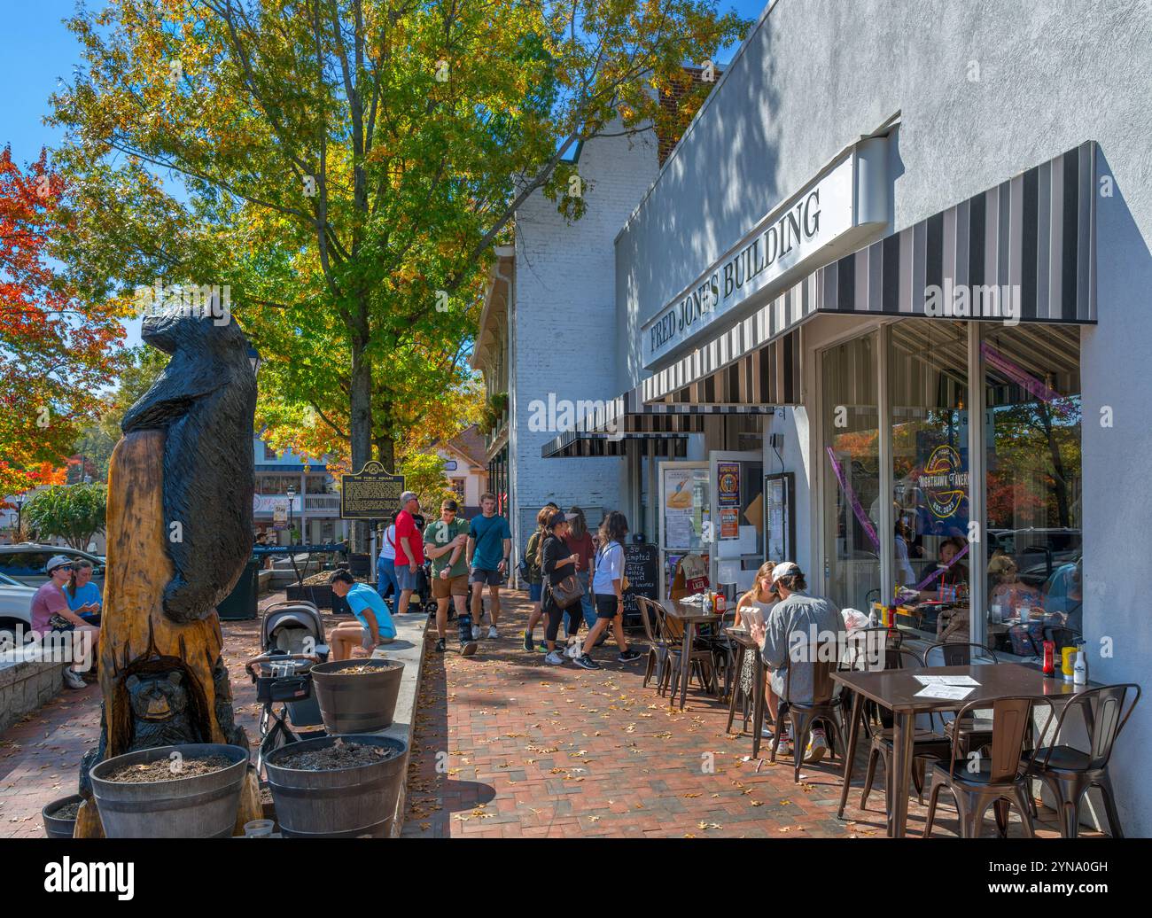 Nighthawk Tavern in Public Square, Dahlonega, Georgia, USA Foto Stock