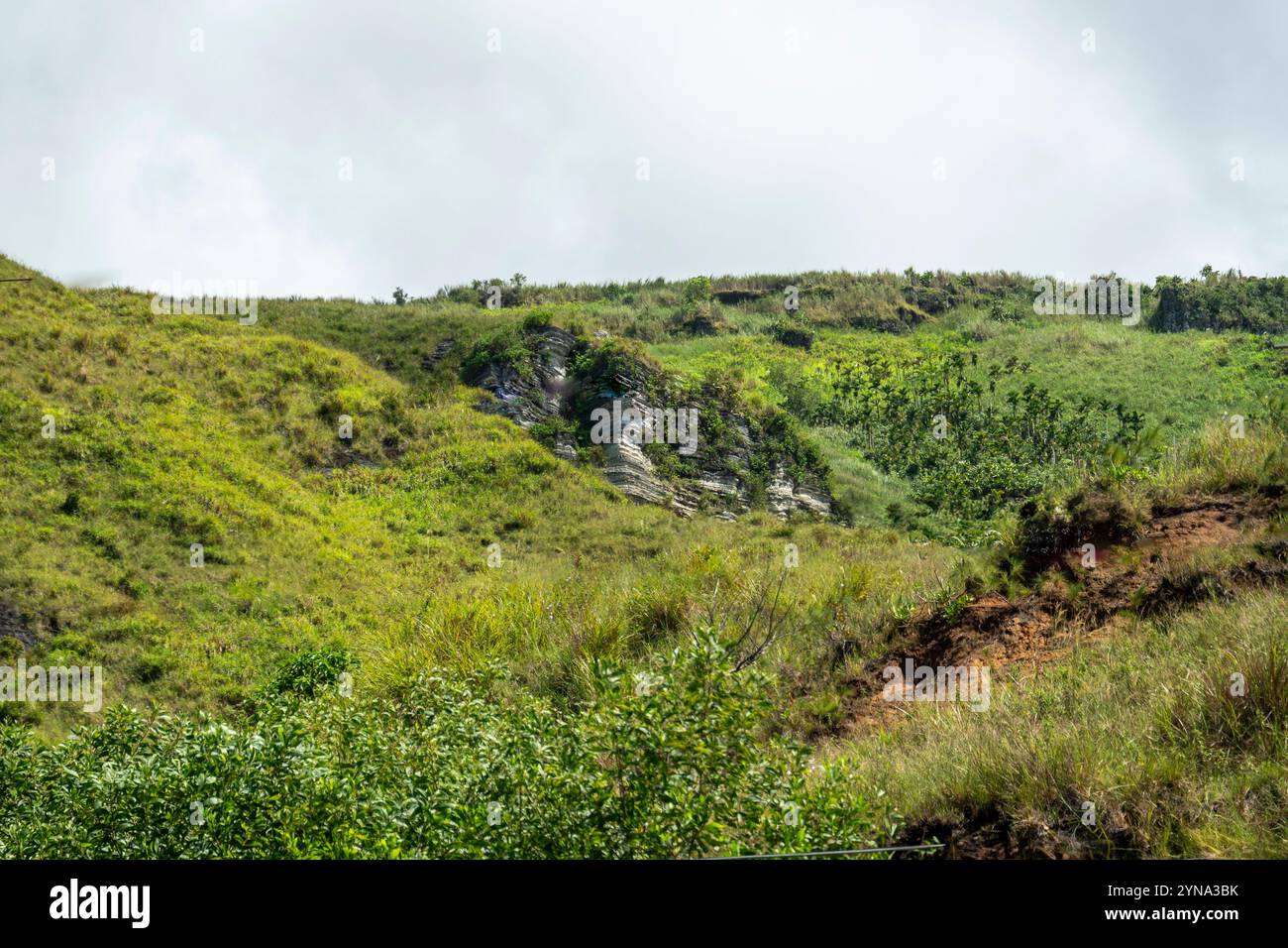 paesaggio montano a guam Foto Stock