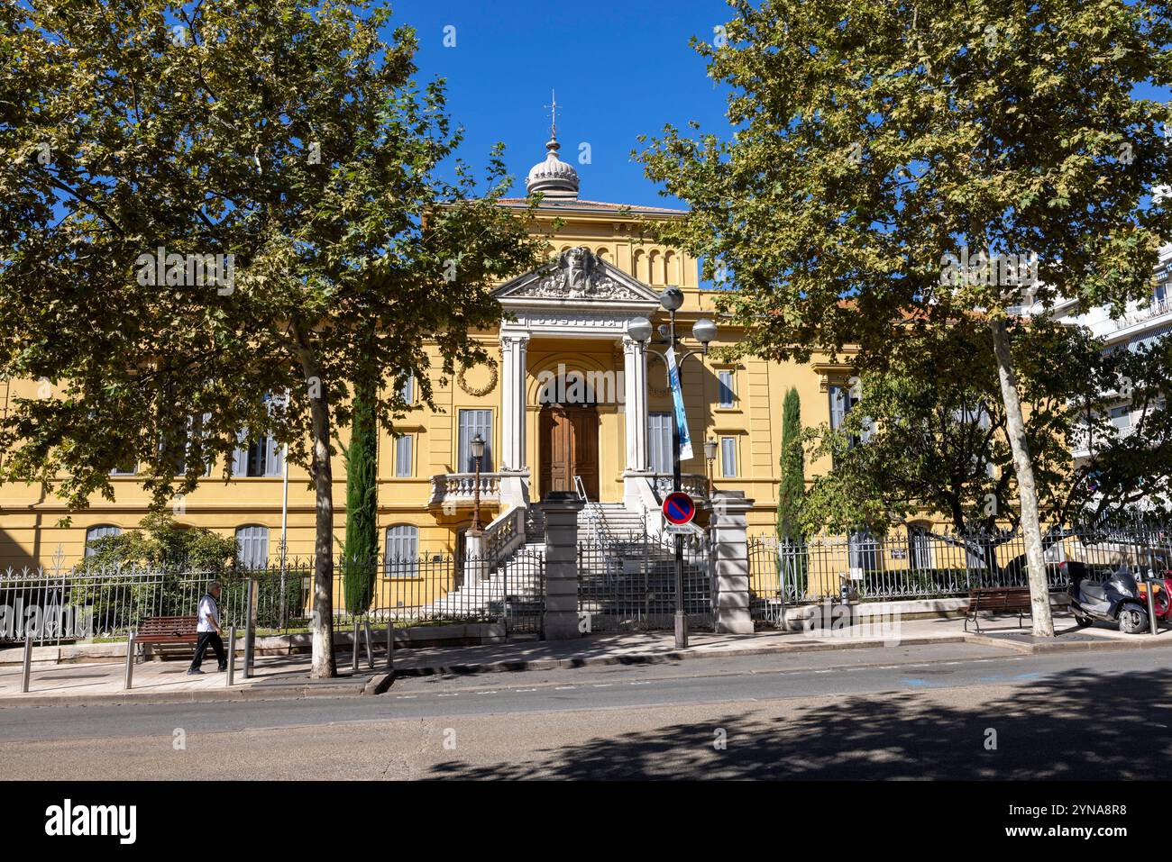 Francia, Alpes-Maritimes (06), Cannes, Palazzo di giustizia Foto Stock