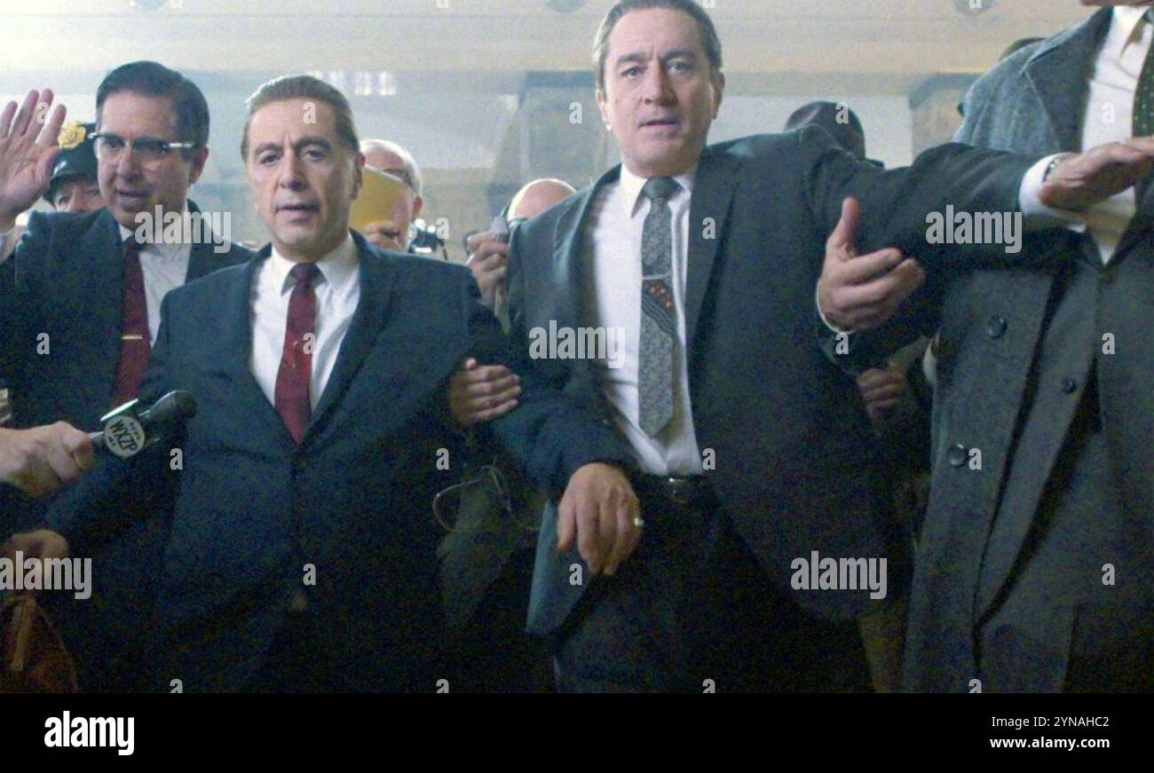 THE IRISHMAN aka i Heard You Paint Houses film Netflix del 2019 con al Pacino nel ruolo di Jimmy Hoffa Foto Stock