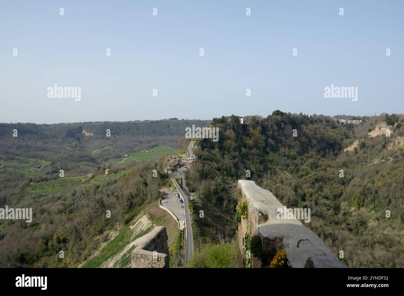 Civita di Bagnoregio, Viterbo, Lazio, Italia, Europa Foto Stock