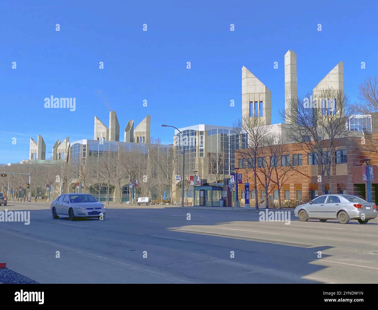 Edmonton, Alberta, Canada. 27 maggio 2023. MacEwan University, università pubblica di primo livello situata nel centro di Edmonton, Alberta, Canad Foto Stock