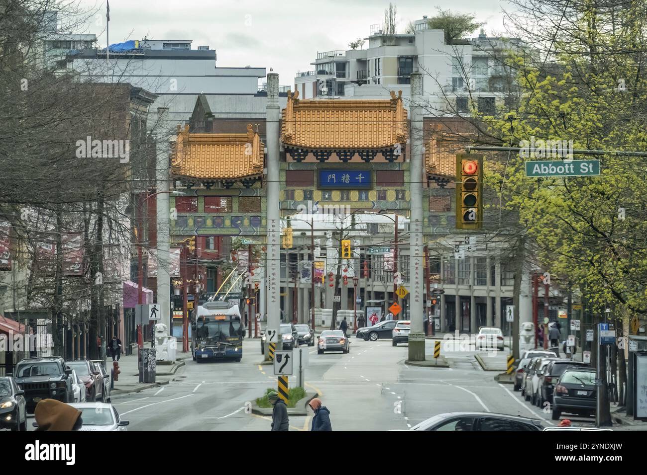 Architettura, arco, arte, autentica, british columbia, britannico, canada, canadese, caratteri, cina, chinatown, cinese, city, classic, columbia, colonna, culturale Foto Stock
