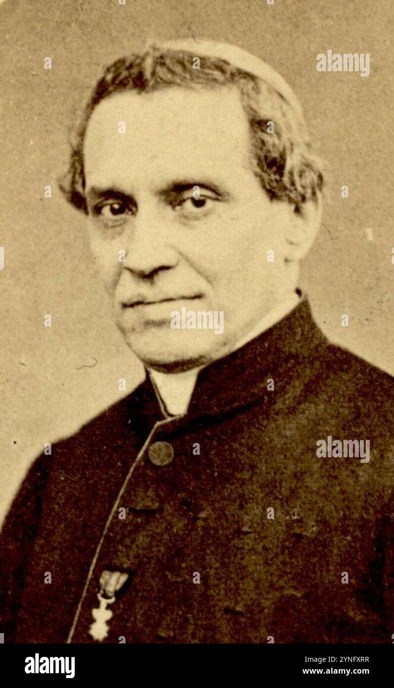 Cardinale Giacomo Antonelli (c. 1865-1875). Foto Stock