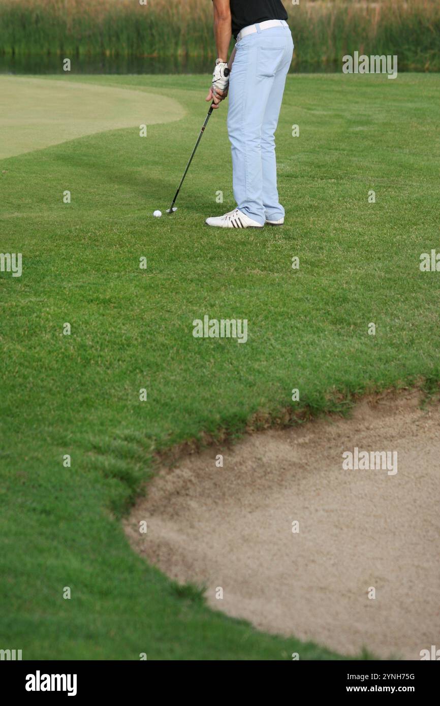 rituale campo da golf Foto Stock