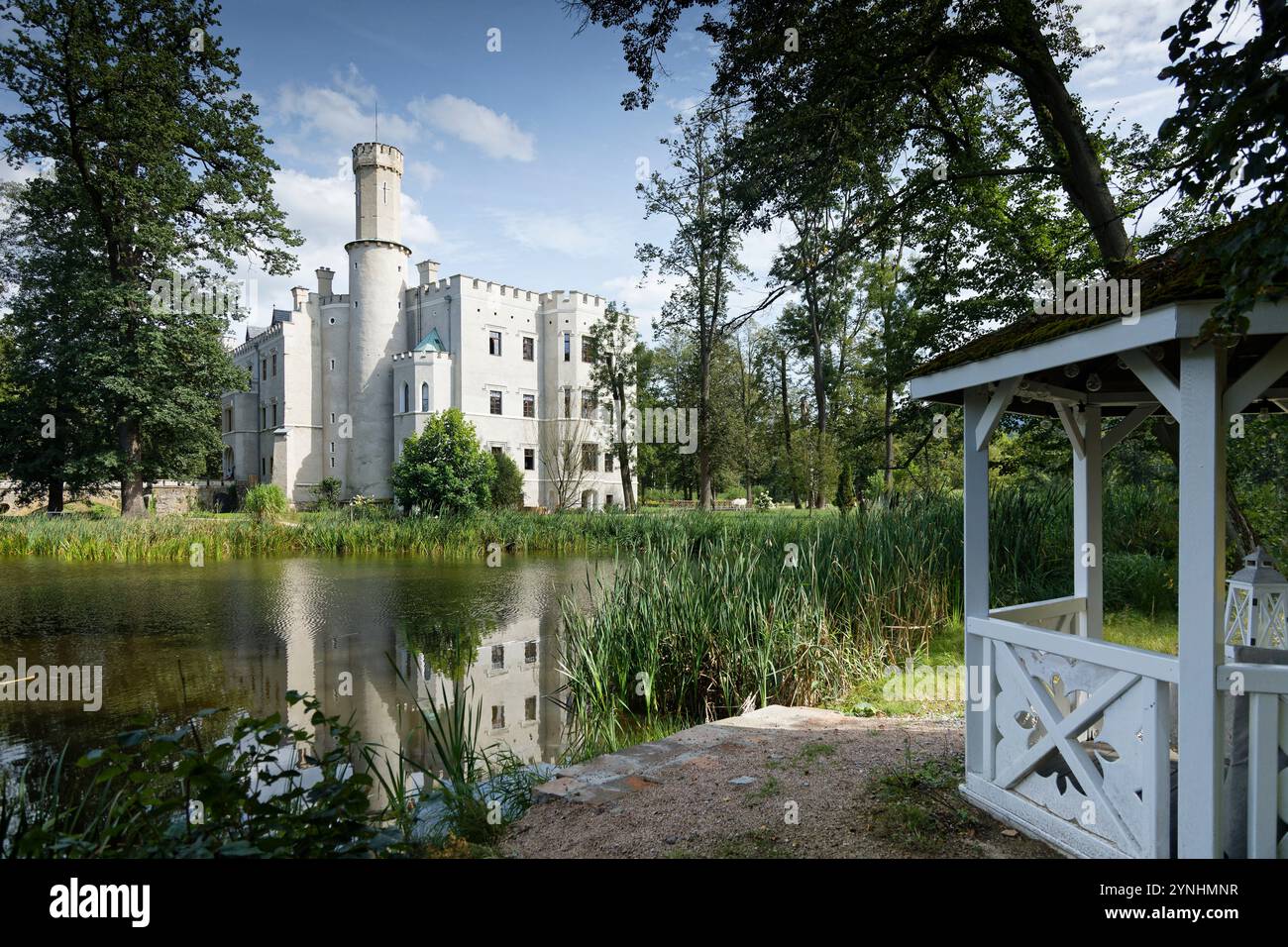 Schoss Fischbach, Castello di Karpniki, Jelenia Gora, Hirschberger tal, bassa Slesia, Polonia Foto Stock