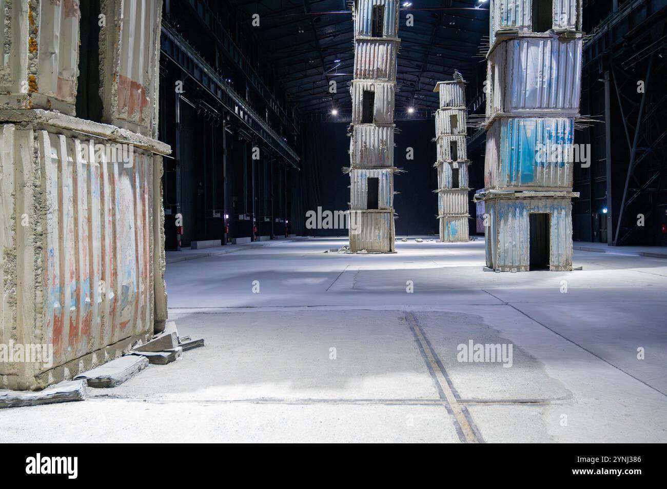 Pirelli HangarBicocca, i sette palazzi celesti, Anselm Kiefer Foto Stock