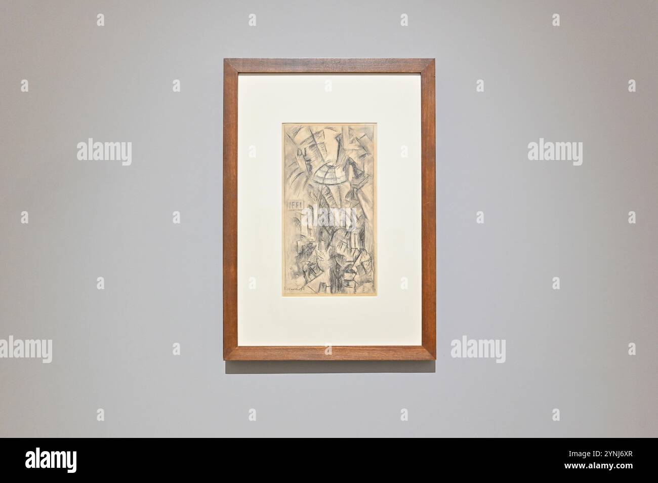 Galleria di Milano,1949 Carlo Carrà, Museo del Novecento, Italia Foto Stock
