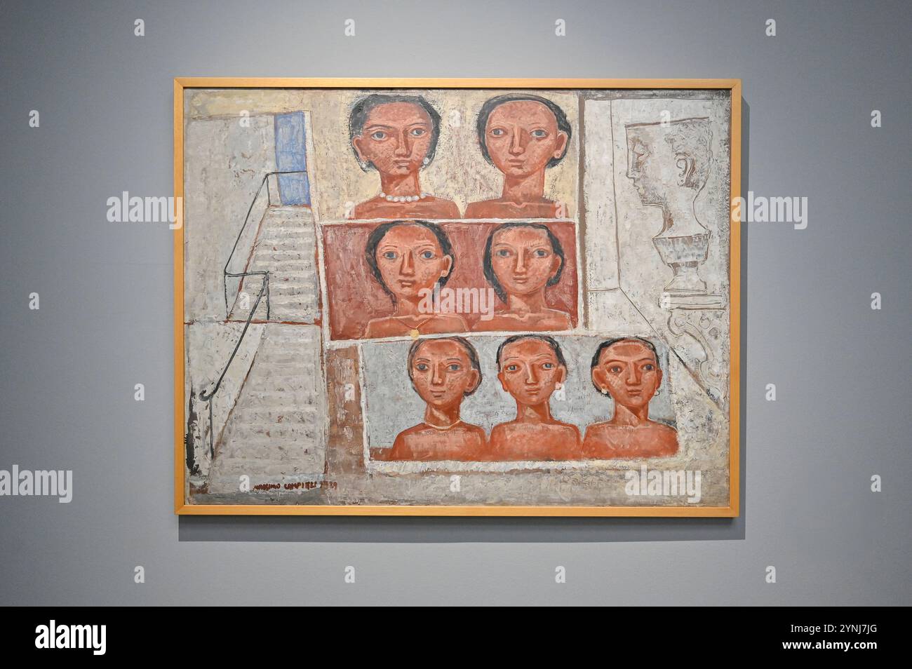 Massimo Campigli, la Scala, museo del Novecento, Milano Foto Stock