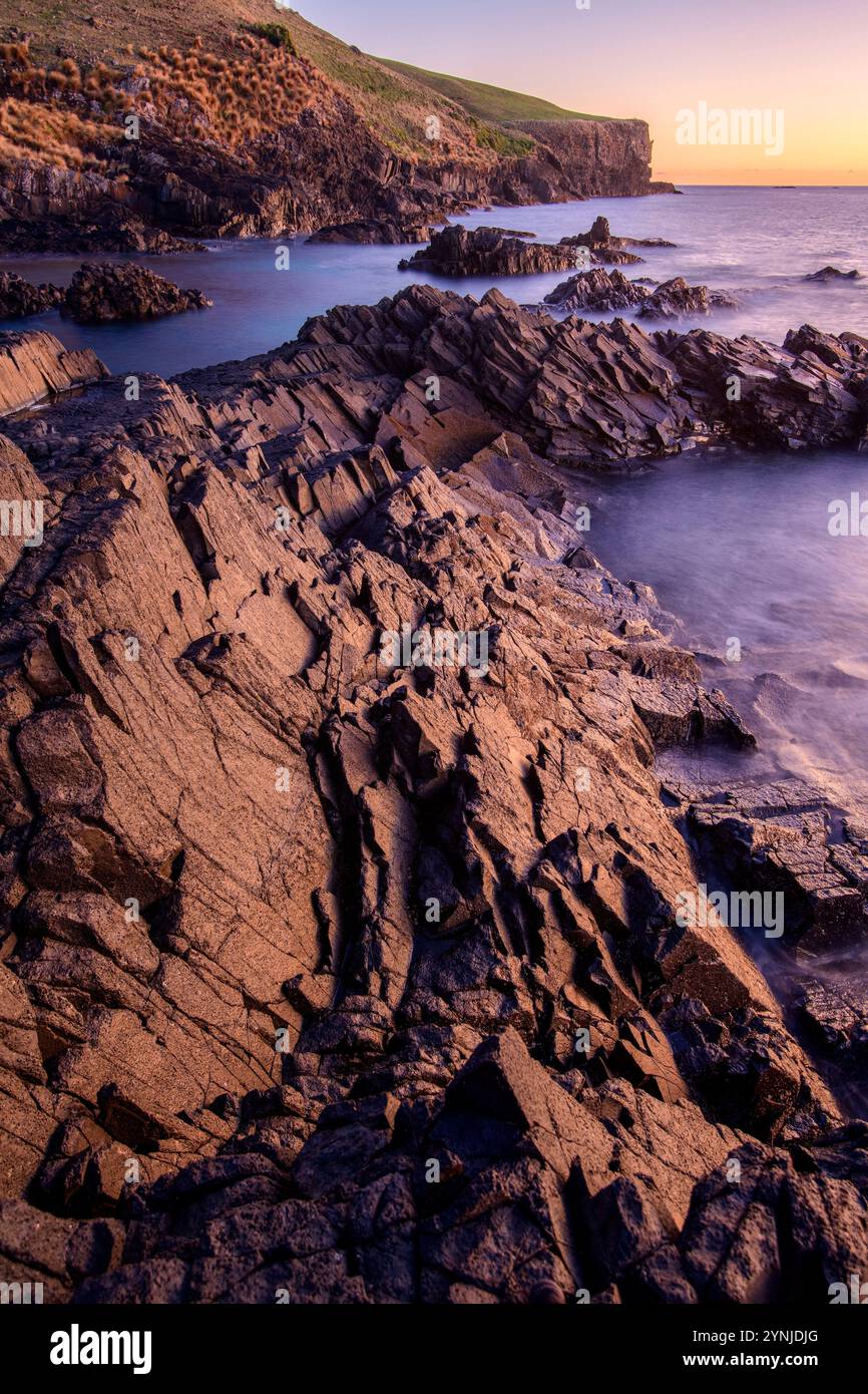 Australia, Tasmania, Stanley, stretto di Bass Foto Stock