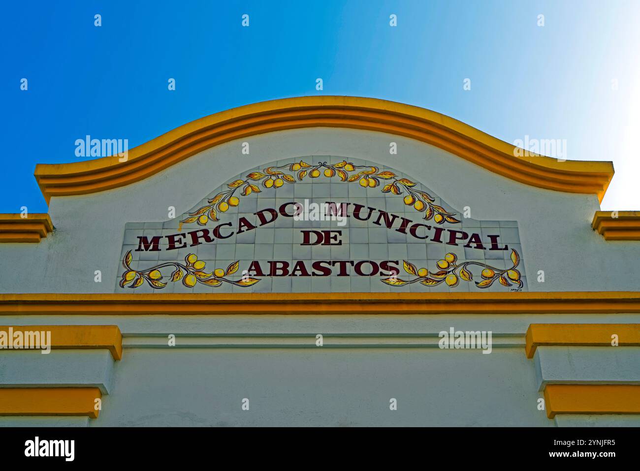 Mercado Municipal de Abastos Foto Stock