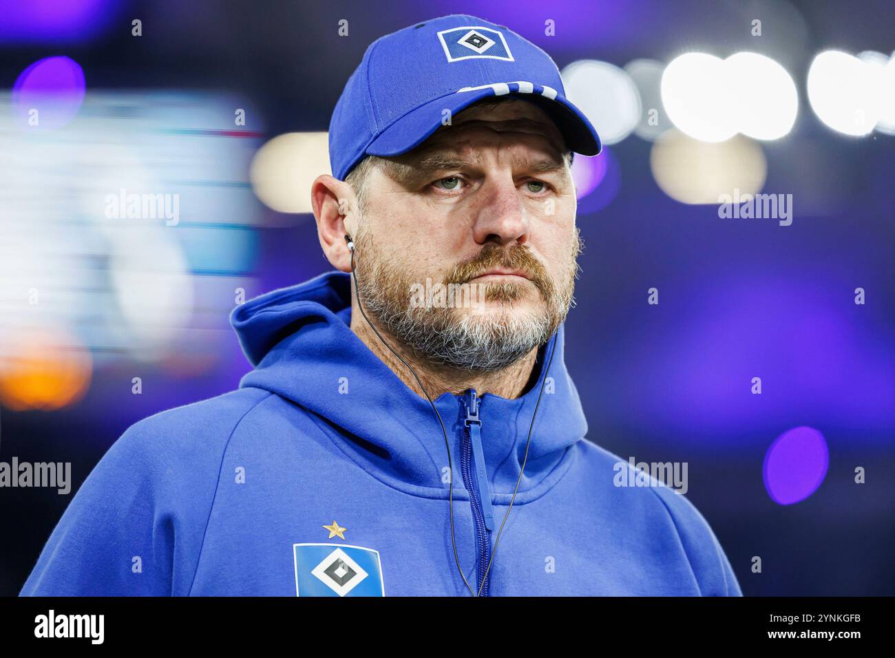 Firo : 23.11.2024, calcio, calcio, 2. Campionato, 2. Bundesliga, stagione 2024/2025, HSV Hamburg Hamburg Hamburg Hamburg - Schalke 04 coach Steffen Baumgart (HSV Hamburg Hamburg Hamburg Hamburg) Ritratto, Foto Stock