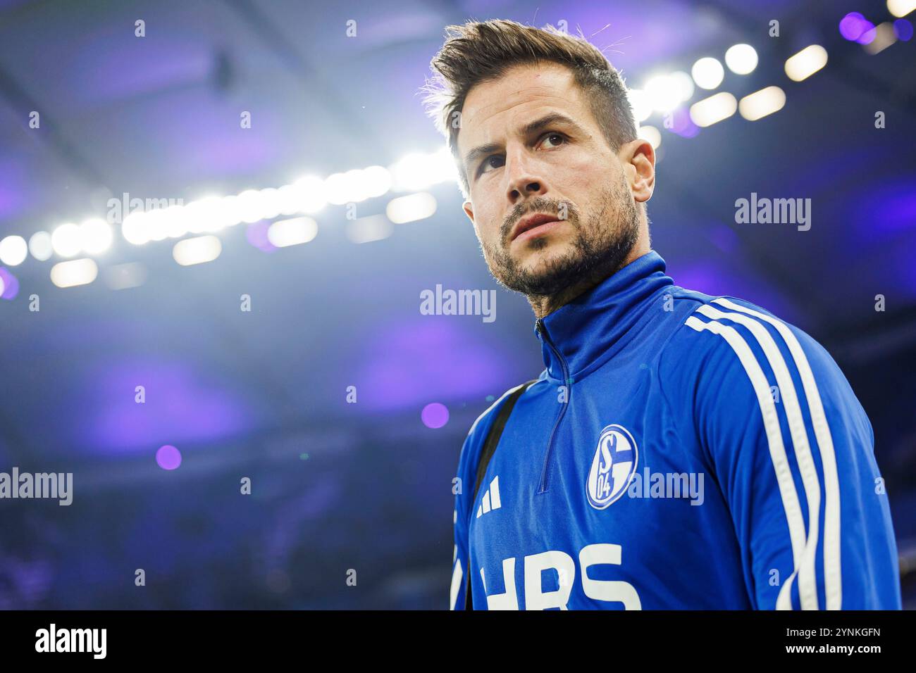 Firo : 23.11.2024, calcio, calcio, 2. Campionato, 2. Bundesliga, stagione 2024/2025, HSV Hamburg Hamburg Hamburg - Schalke 04 Michael Langer (FC Schalke 04) Ritratto, Foto Stock
