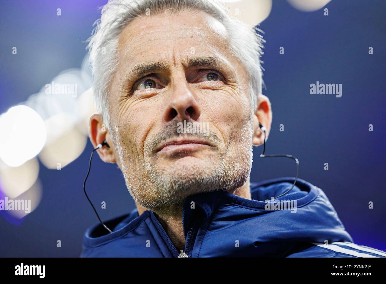 Firo: 23 novembre 2024, calcio, calcio, 2a lega, 2a Bundesliga, stagione 2024/2025, HSV Hamburg Hamburg Hamburg - Schalke 04 coach Kees van Wonderen (FC Schalke 04) ritratto, Foto Stock
