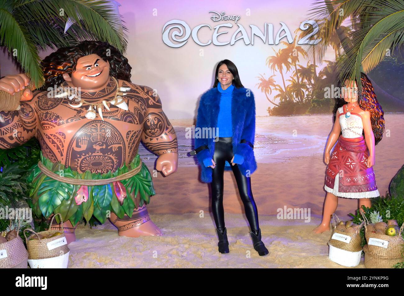 Pamela Camassa bei der Premiere des Animationsfilms 'Oceania 2 / Vaiana 2 / Moana 2' im Space Cinema moderno. ROM, 25.11.2024 Foto Stock