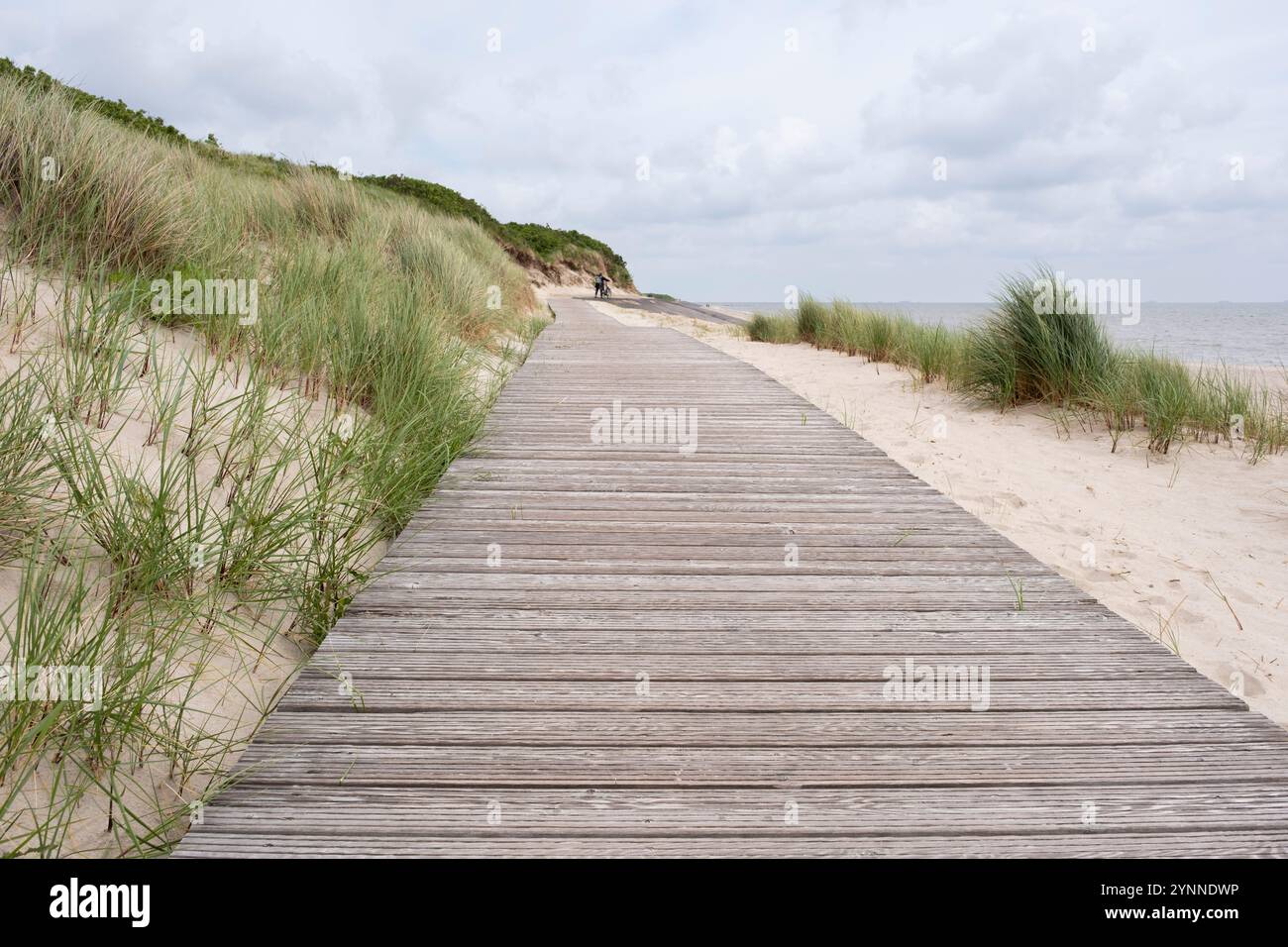 Spiaggia di sabbia di Nieblum Foto Stock