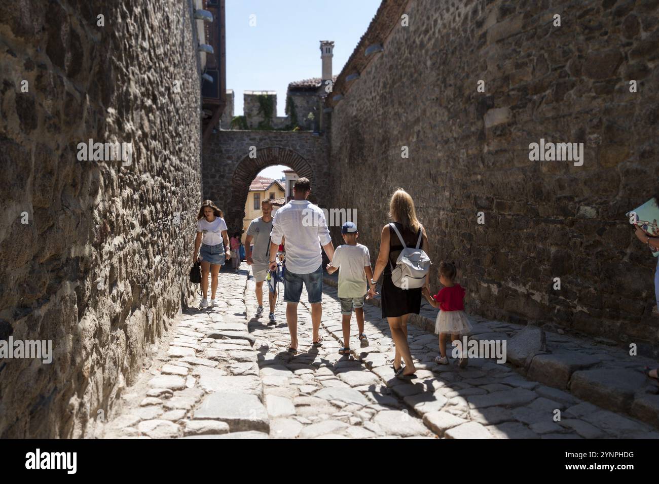 Hisar Kapia è una porta medievale. Plovdiv, Bulgaria, Europa Foto Stock