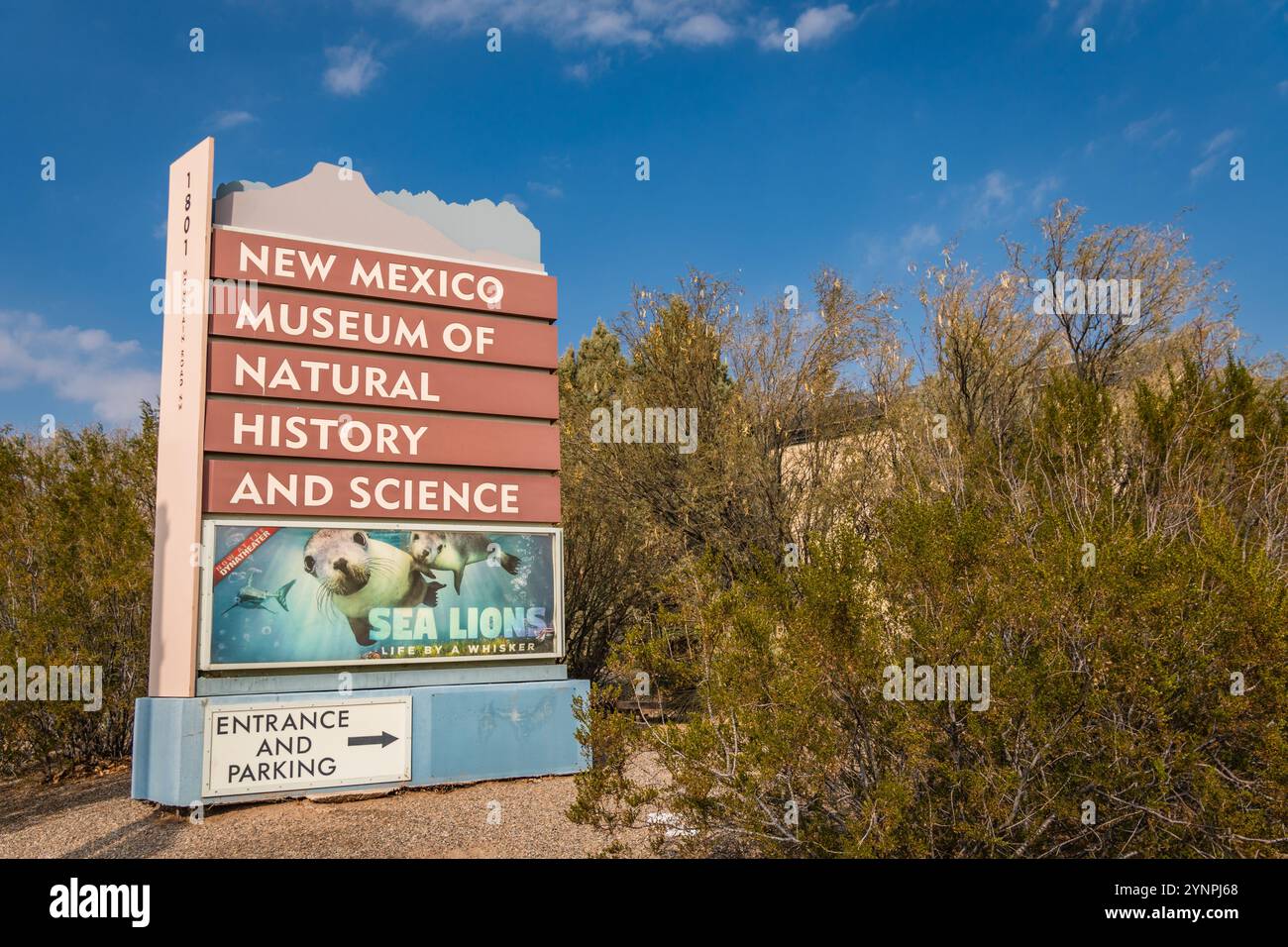 Albuquerque, NEW MEXICO, USA - 7 dicembre 2022: New Mexico Museum of Natural History and Science Foto Stock