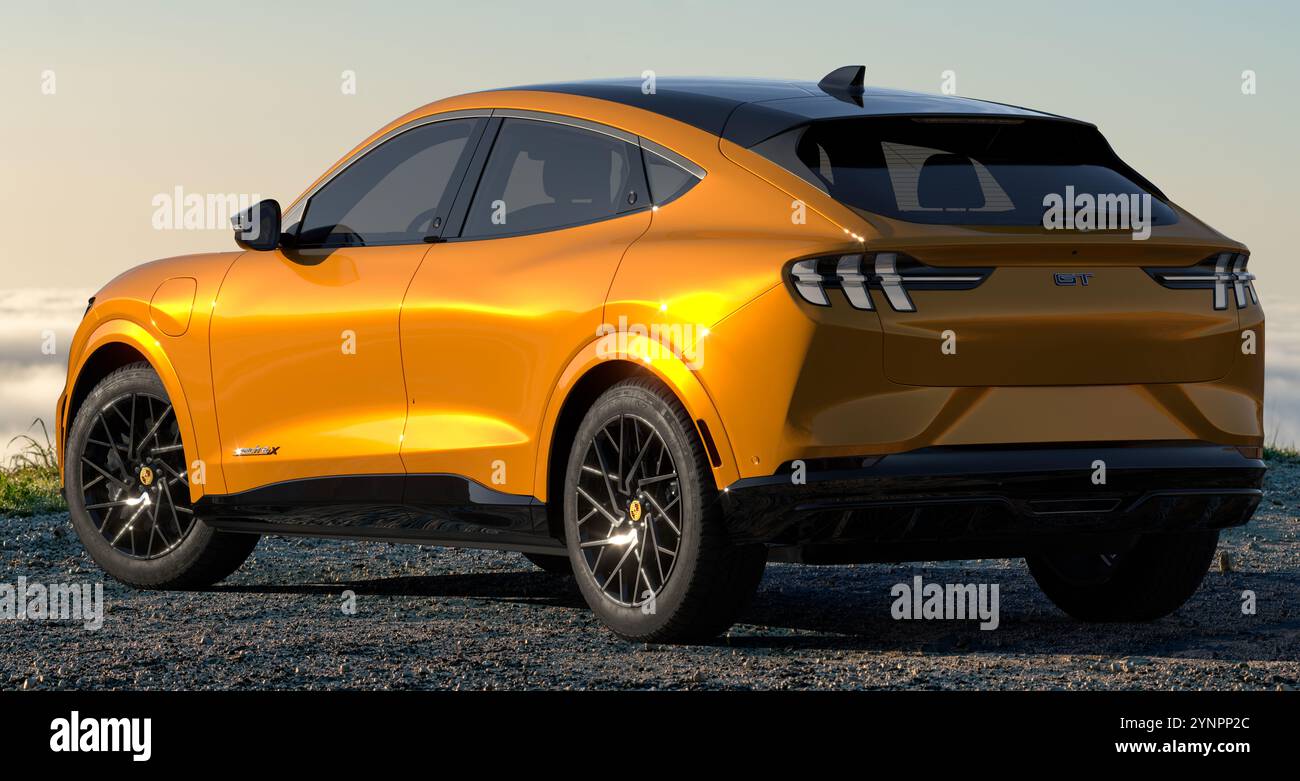 Ford Mustang Mach-e GT elettrica Foto Stock