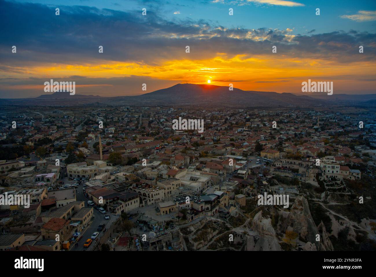 Castello di Uchisar, Cappadoccia, Turkiye, Turchia Foto Stock