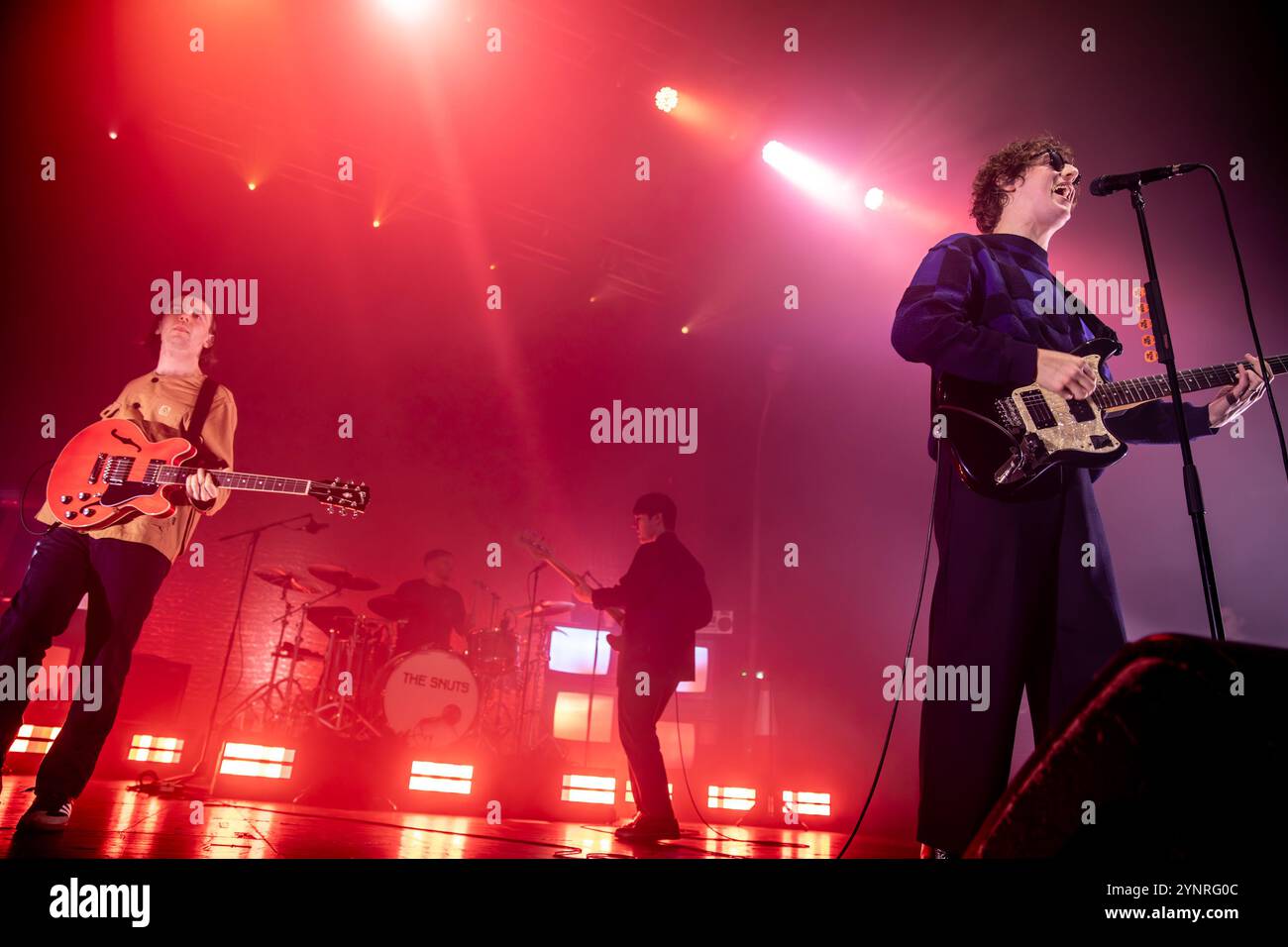 Bournemouth, Regno Unito. 26 novembre 2024. The Snuts si esibisce all'O2 Academy Bournemouth 26.11.2024. Crediti: Charlie Raven/Alamy Live News Foto Stock