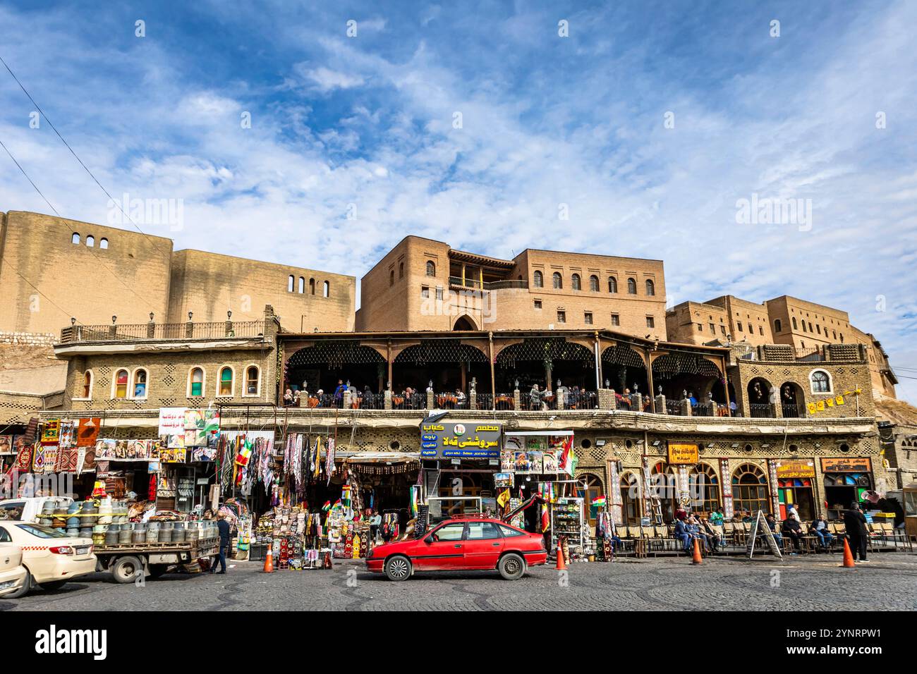 Cittadella di Erbil, Qalat, Hawler, bazar (bazar, bazar), capitale del Kurdistan, Erbil, iracheno, Medio Oriente, Asia Foto Stock