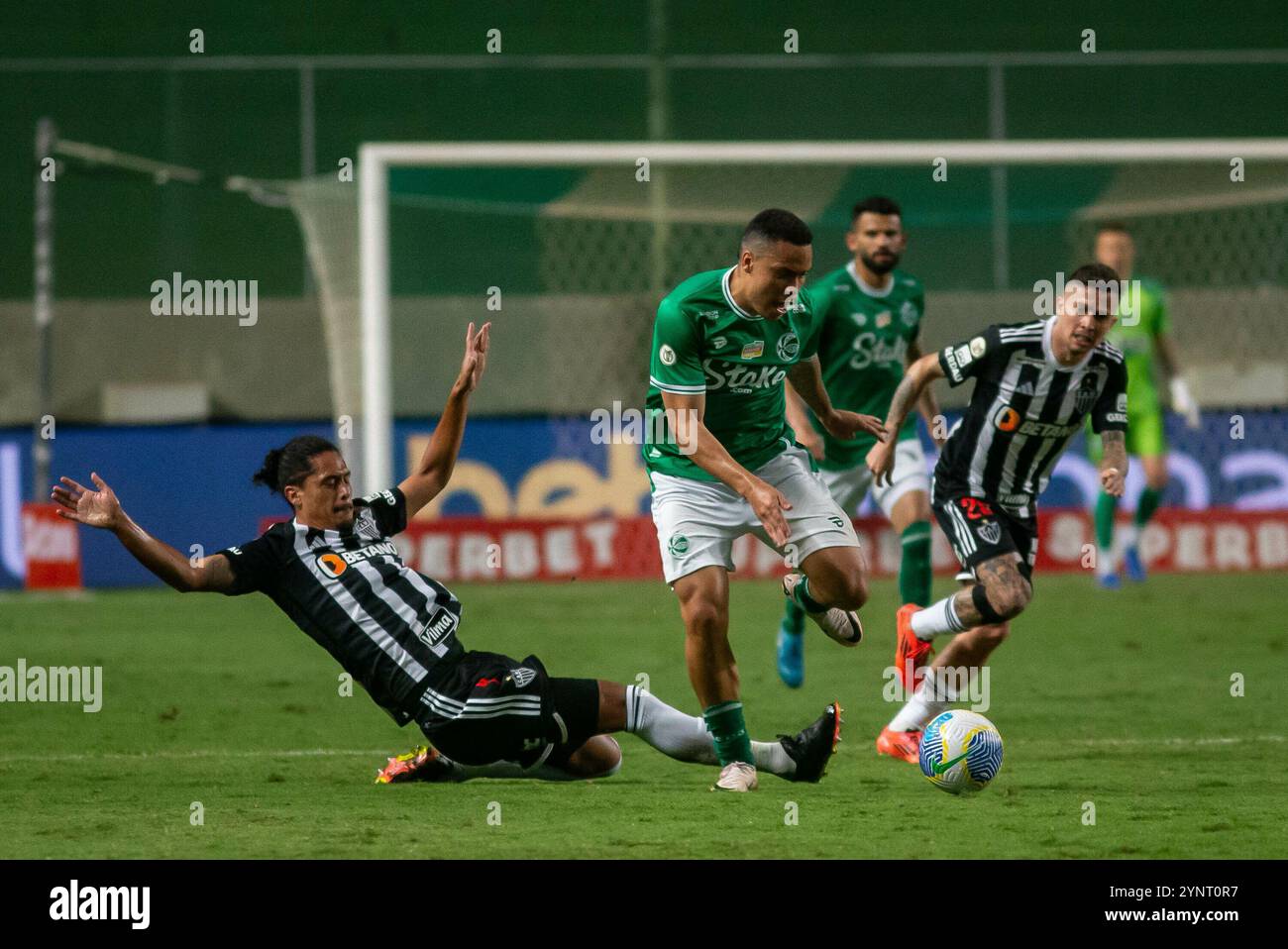 Belo Horizonte, Brasile. 26 novembre 2024. MG - BELO HORIZONTE - 11/26/2024 - BRASILIANO A 2024, ATLETICO-MG x JUVENTUDE - Mauricio Lemos giocatore dell'Atletico-MG durante una partita contro la Juventude allo stadio Independencia per il campionato brasiliano A 2024. Foto: Fernando Moreno/AGIF credito: AGIF/Alamy Live News Foto Stock