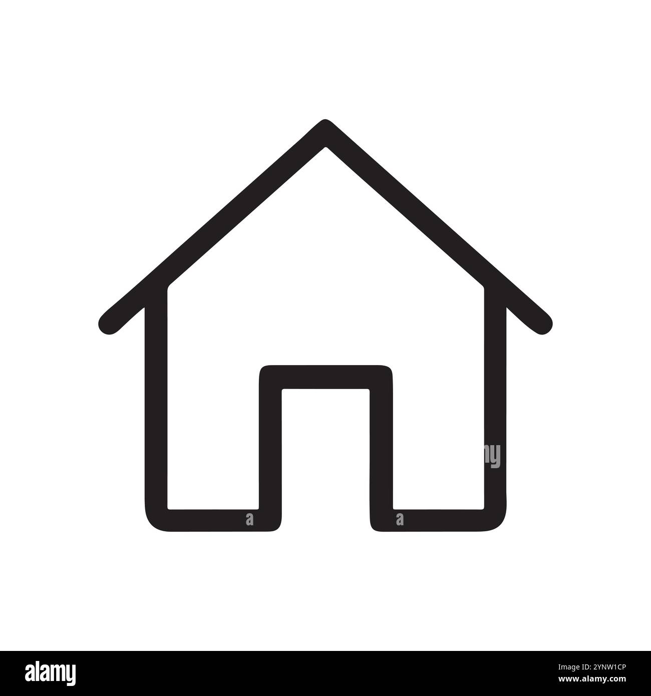 Icona Home Web per applicazioni e siti Web. Icona della casa di raccolta, logo immobiliare, illustrazione vettoriale del simbolo della casa. Illustrazione Vettoriale