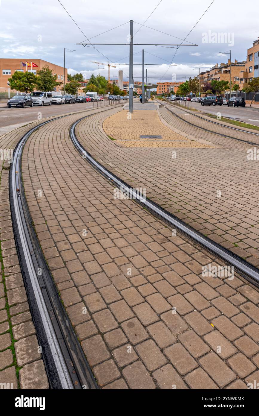 I cingoli esclusivi consentono una maggiore frequenza di servizio, riducendo i tempi di attesa Foto Stock