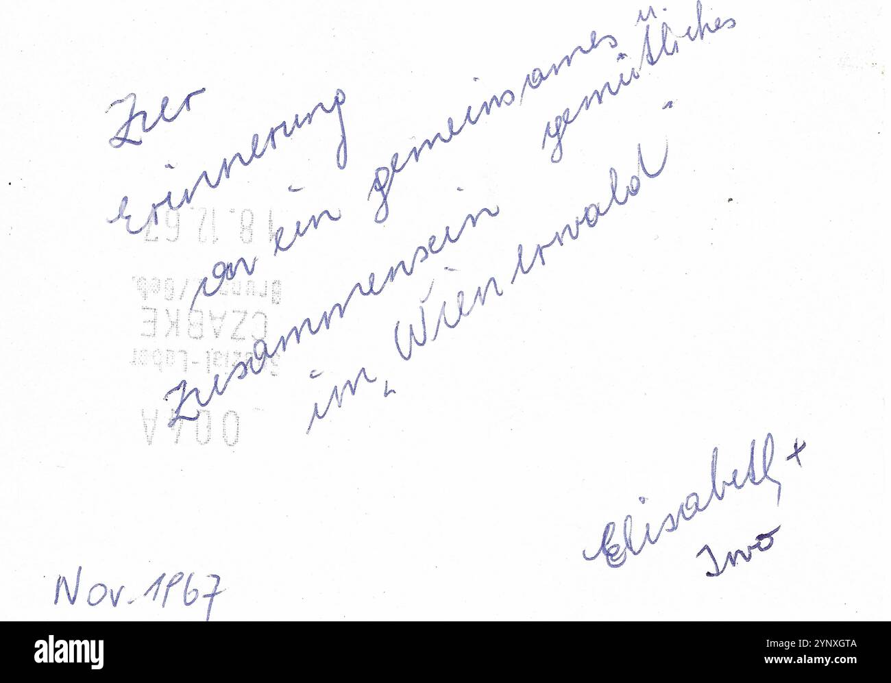 Vienna, Austria. 1° gennaio 1960. Axxxxxx. Foto Stock