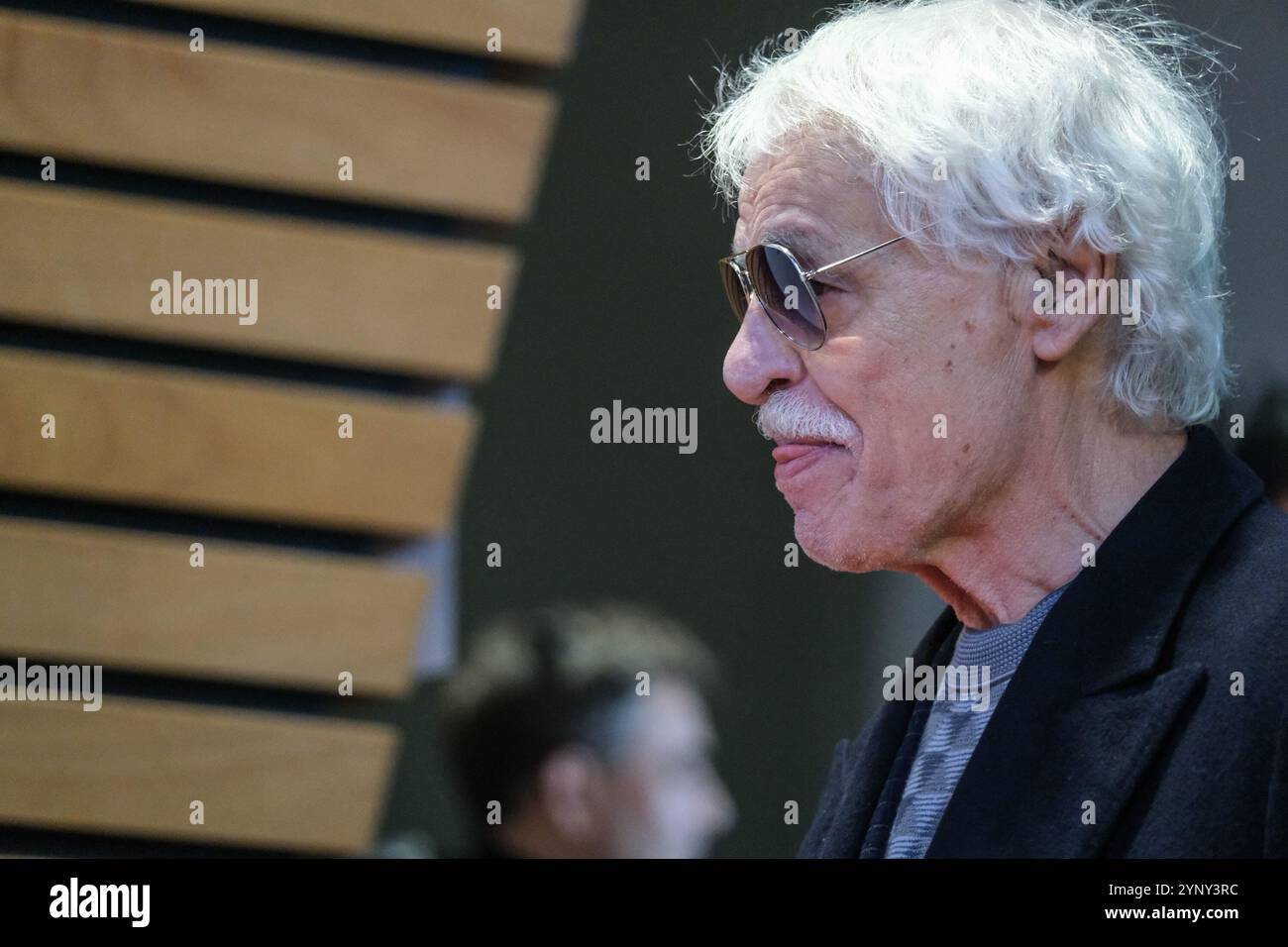 26 novembre 2024: Michele Placido partecipa al call fotografico della quinta giornata del 42° Torino Film Festival presso l'Aula Magna Cavallerizza reale di Torino. (Credit Image: © SOPA Images via ZUMA Press Wire) SOLO PER USO EDITORIALE! Non per USO commerciale! Foto Stock
