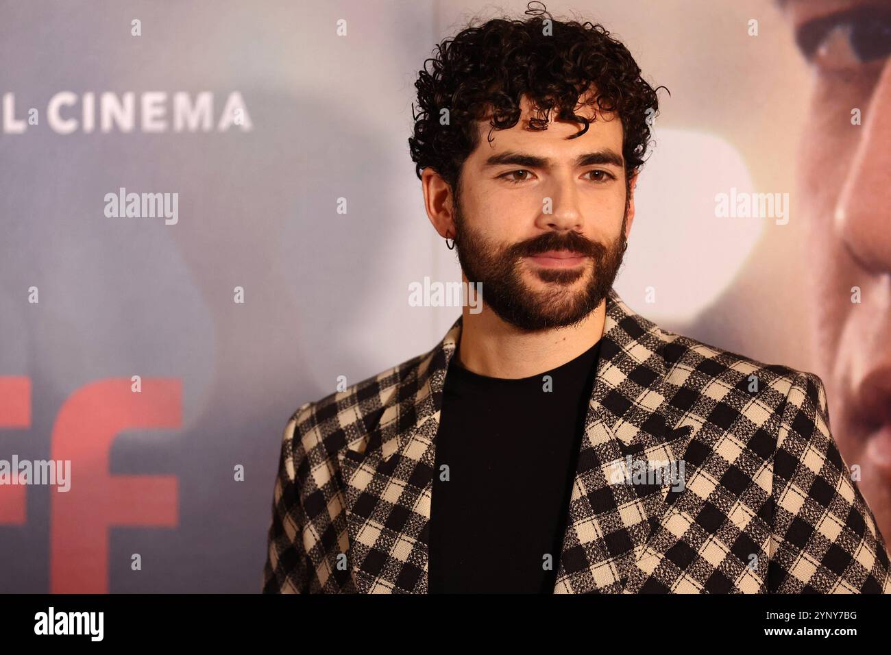 Torino Film Festival l'attore Andrea di Luigi partecipa al 42° Torino Film Festival 2024 inaugurando Red Carpet il 22 novembre 2024 a Torino. Torino Teatro Regio Italia Copyright: XMarcoxCanonierox Foto Stock