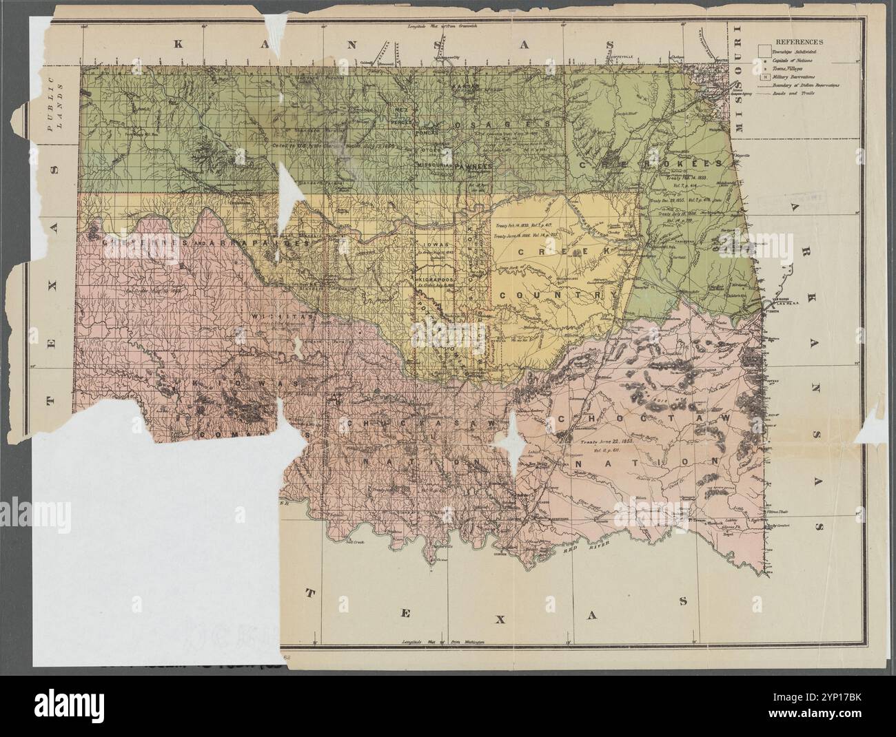 Territorio indiano, 1883 1884 di Donaldson, Thomas, 1843-1898 Foto Stock