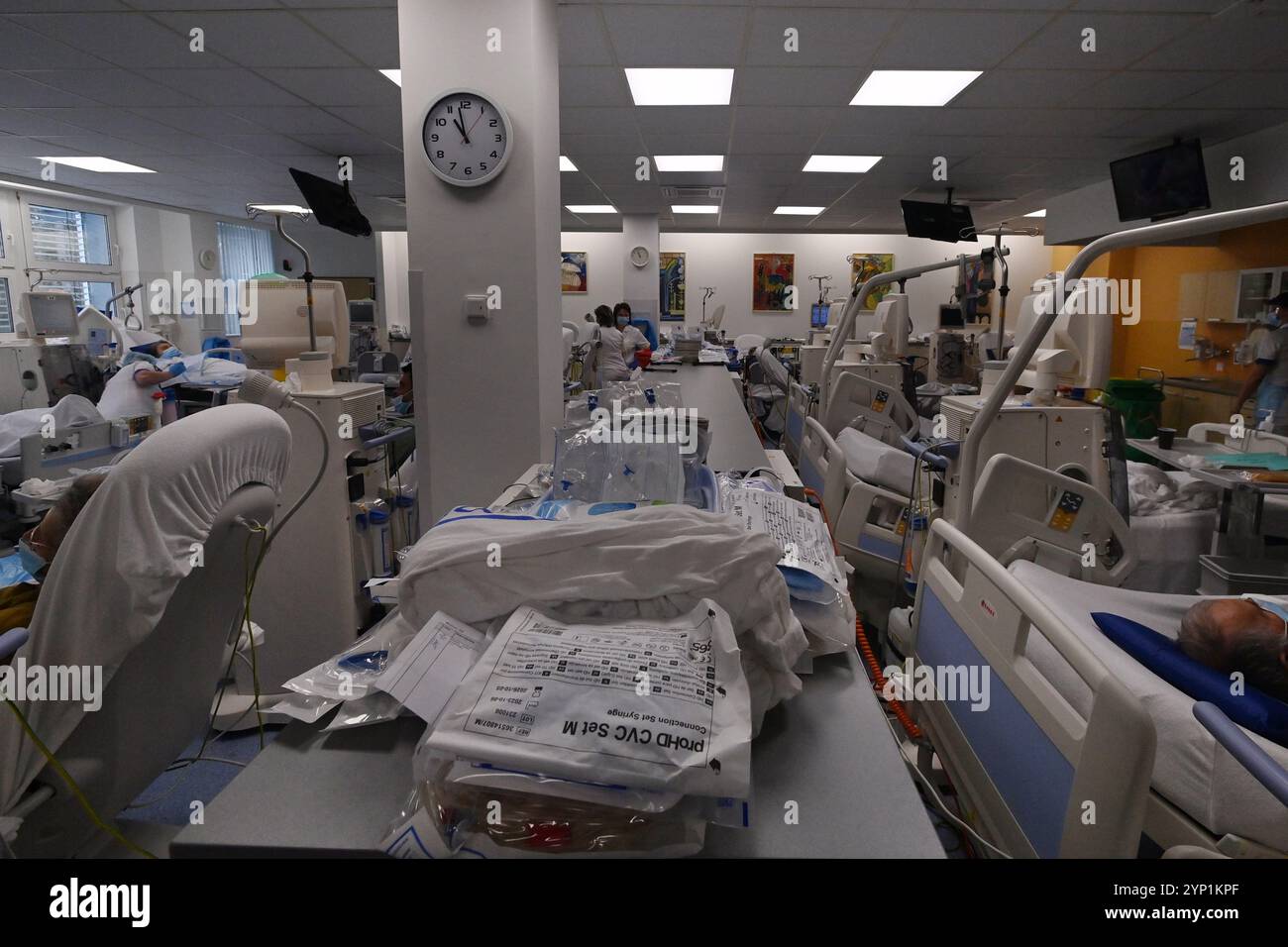 Sokolov, Repubblica Ceca. 11 marzo 2024. Trattamento dialisi di Fresenius Medical Care in Sokolov Hospital, Repubblica Ceca, 11 marzo 2024. Crediti: Slavomir Kubes/CTK Photo/Alamy Live News Foto Stock