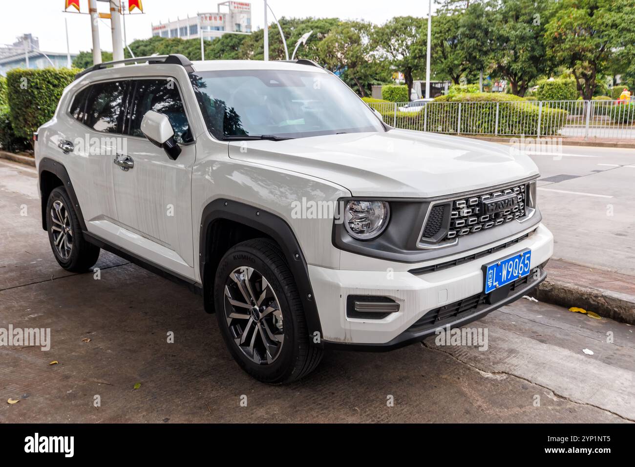 Shenzhen, Cina - 4 aprile 2024: Auto del marchio cinese Haval Mobility Vehicle a Shenzhen, Cina. Foto Stock