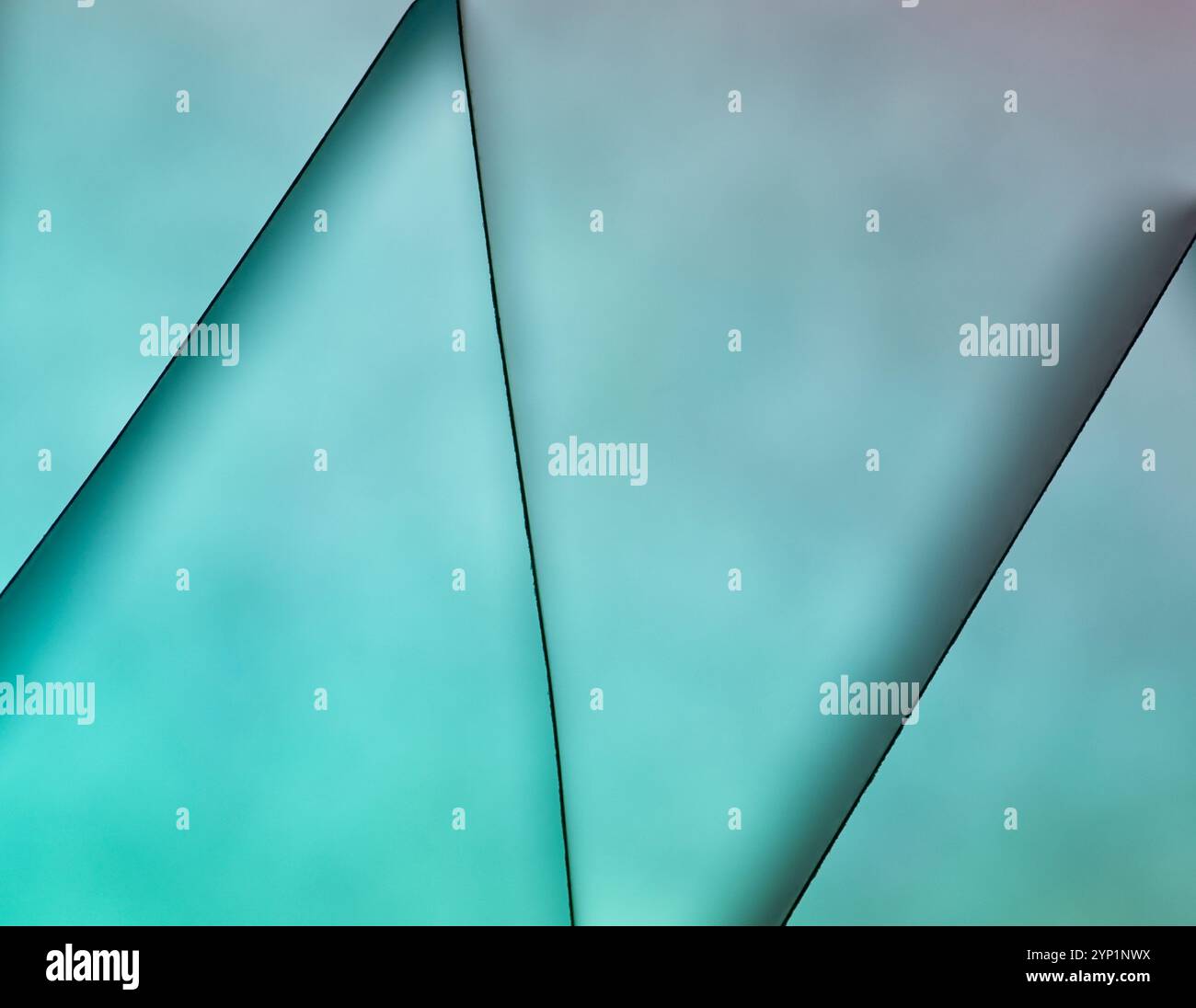 Motivo astratto su tratti di blu con linee nere Foto Stock