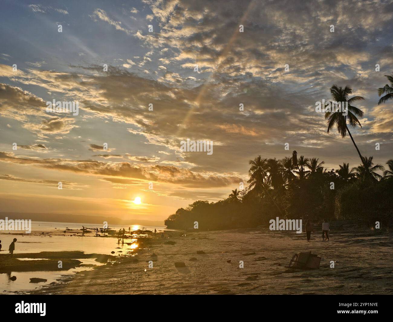 Ora del tramonto! L'ora d'oro al suo meglio Foto Stock