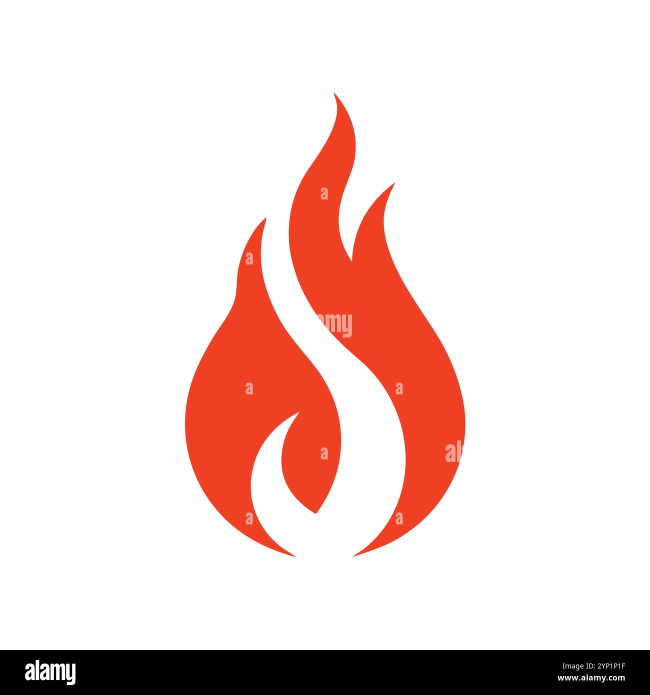 Versatile Fire Vector per logo, promozioni, siti Web, marketing, giochi e packaging Illustrazione Vettoriale