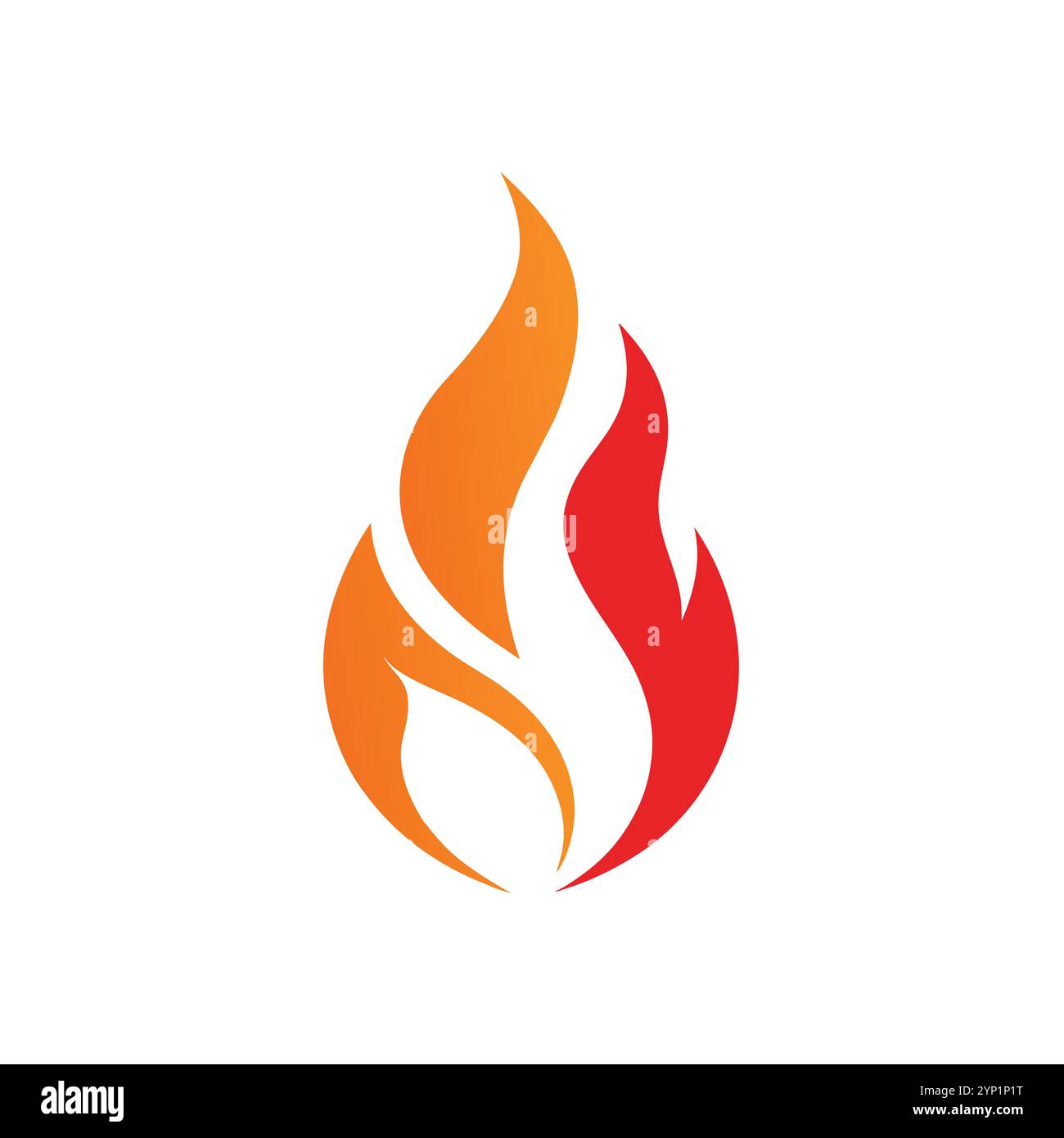Versatile Fire Vector per logo, promozioni, siti Web, marketing, giochi e packaging Illustrazione Vettoriale