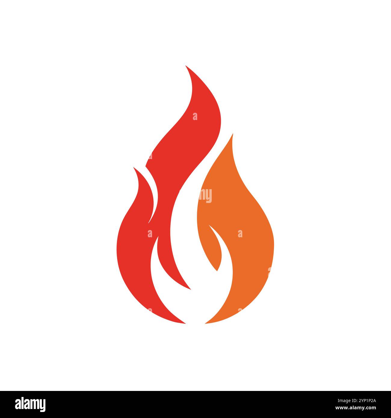 Versatile Fire Vector per logo, promozioni, siti Web, marketing, giochi e packaging Illustrazione Vettoriale
