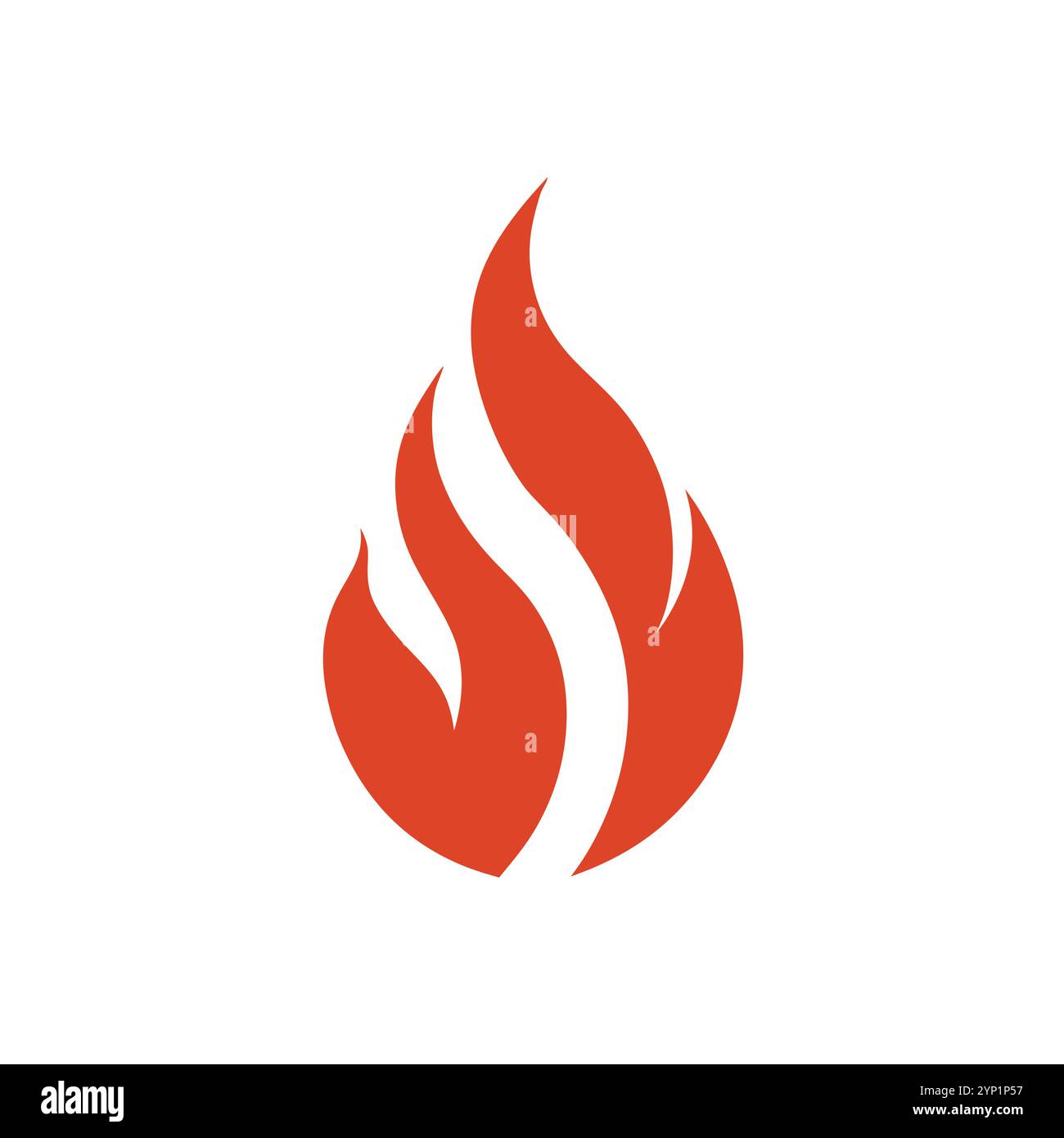 Versatile Fire Vector per logo, promozioni, siti Web, marketing, giochi e packaging Illustrazione Vettoriale
