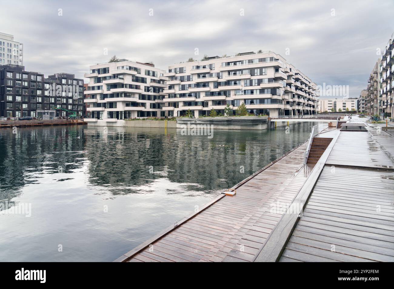 Copenaghen, Danimarca - Isola di Kronløb (Kronløbsøen) di Vilhelm Lauritzen Architect, CoBE Architects e STED Foto Stock