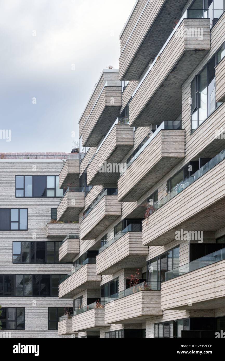 Copenaghen, Danimarca - Isola di Kronløb (Kronløbsøen) di Vilhelm Lauritzen Architect, CoBE Architects e STED Foto Stock