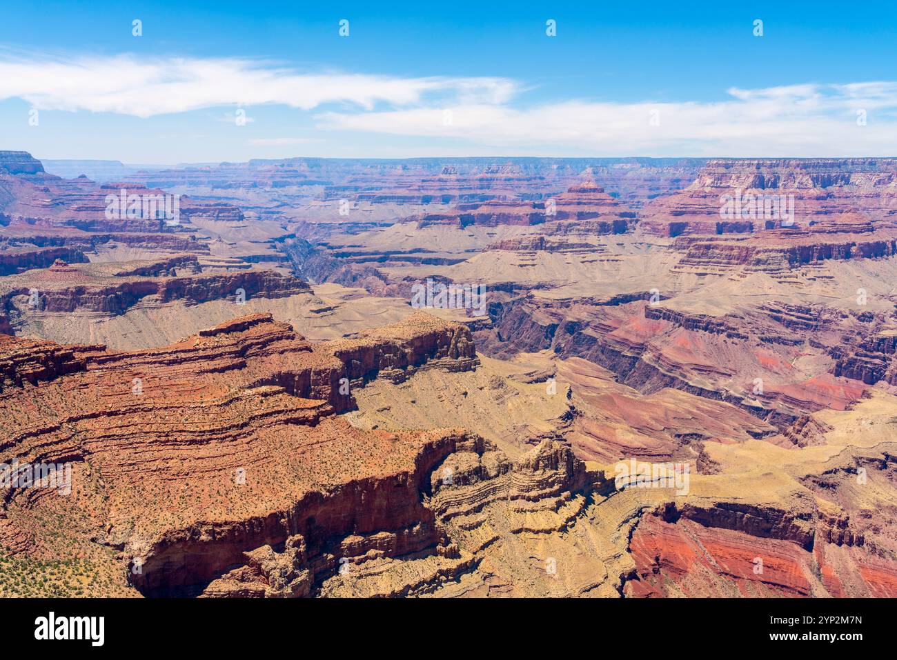 Grand Canyon, Moran Point, Parco Nazionale del Grand Canyon, Patrimonio dell'Umanità dell'UNESCO, Arizona, Stati Uniti d'America, Nord America Foto Stock