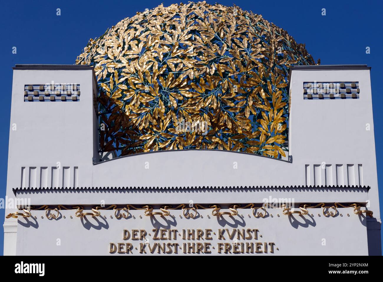 L'edificio della Secessione progettato da Joseph Maria Olbrich nel 1897, Art Nouveau, Vienna, Austria, Europa Foto Stock
