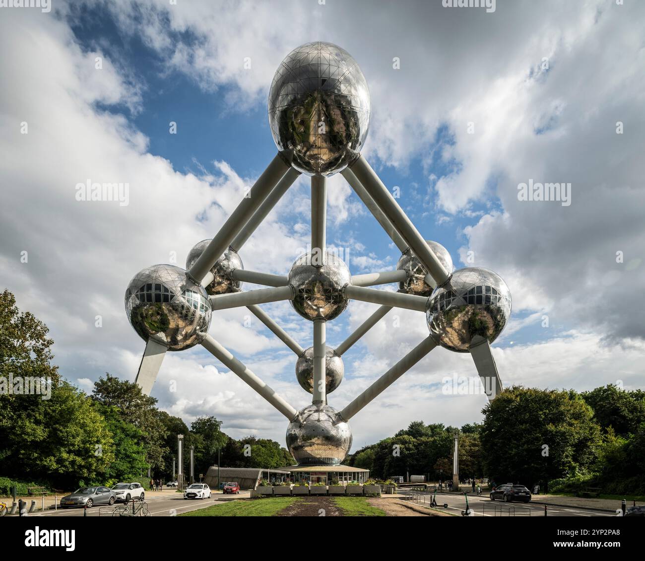 L'Atomium di Bruxelles, Belgio, Europa Foto Stock